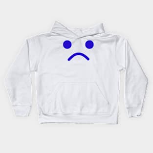 Sad Minifig Face Kids Hoodie